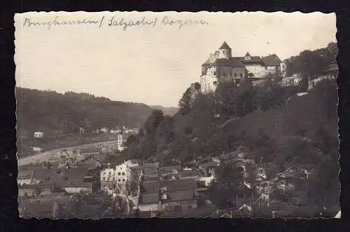 107793 Ansichtskarte Burghausen Salzach Bayern Fotokarte 1926