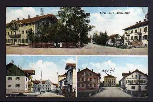 102876 AK Bruckmühl 1913 Verlag Lanz Rosenheim