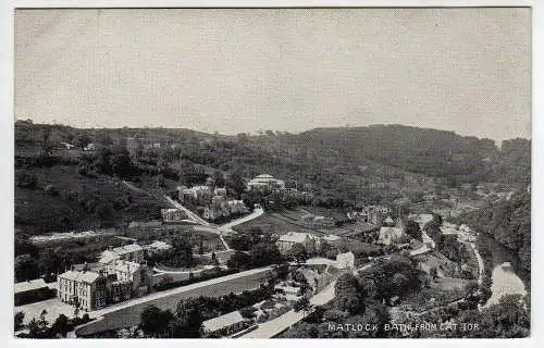 39552 AK Matlock bath from cat Tor Derbyshire um 1910