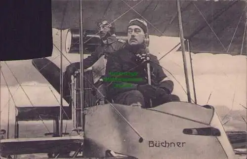 170299 AK Büchner im Flugzeug Verlag Saulsohn Berlin