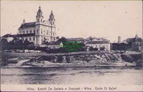 161190 AK Wilna 1916 Kirche St. Rafael Wilno Kosciol Sw. Rafaela w Snipiszki