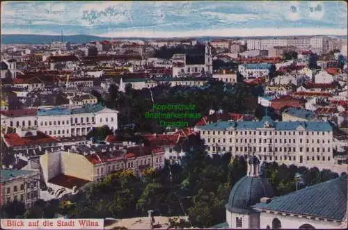 161041 AK Blick auf die Stadt Wilna 1918 Vilnius Litauen