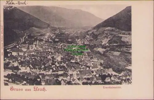 160966 AK Urach Ermsthalansicht um 1900