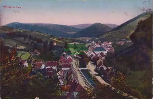 160827 AK Wieda Südharz Harz Panorama 1913