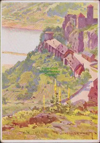 160873 AK Schreckenstein a Elbe Jung Ilsenheim 1944 Künstlerkarte Wächter Verlag