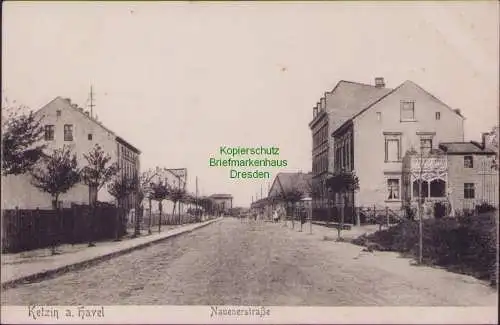 157426 AK Ketzin a. Havel um 1910 Nauenerstraße