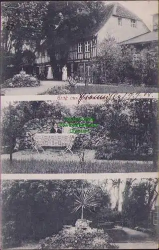 157507 AK Ummendorf (Börde) 1908 Wohnhaus Garten