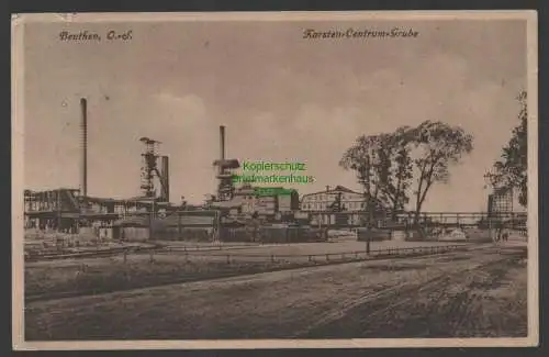 152157 AK Bytom Beuthen O.-S. Karsten Centrum Grube Bergbau 1930