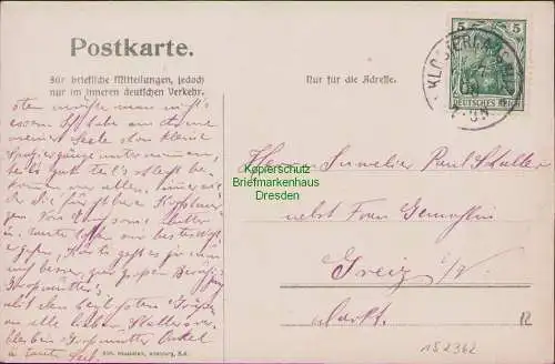 152362 AK Klosterlausnitz i. Thür Kurhaus 1908