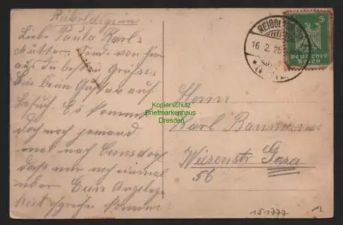 151777 AK Vogtland Karolagrün 1925 Reiboldsgrün Zöbisch Albertsberg