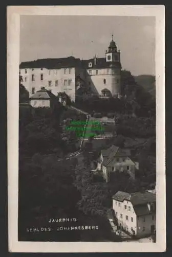 151996 AK Jauernig Javornik Schloss Johannesberg Fotokarte um 1920