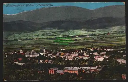 150728 AK Mittelwalde Schlesien 1914 Miedzylesie Glazer Schneegebirge