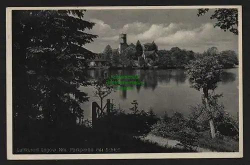 150992 AK Lagow Neumark Park Schloss 1939 Hotel Restaurant Deutsches Haus