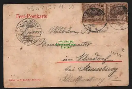 150754 AK Phalsbourg Pfalzburg Lothringen Volksfest 1904