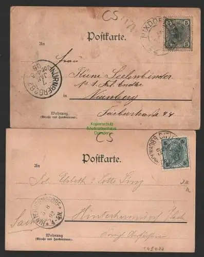 149077 2 AK Böhm Schweiz Kirnitzschschänke 1902 1905