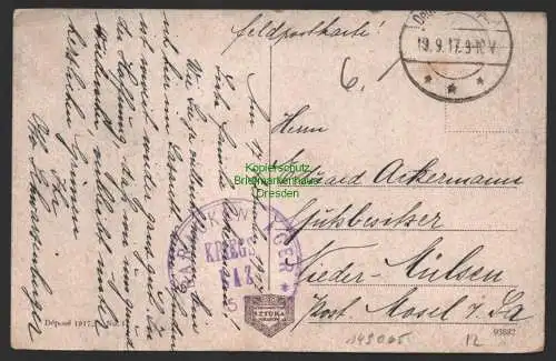 149065 AK Lemberg Lwow Zentral Bahnhof Bahnhofshalle 1917 Feldpost Kriegs Lager