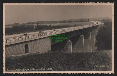 148907 Ansichtskarte Fotokarte Reichsautobahnbrücke Nossen Siebenlehn um 1938 Stempel !!!