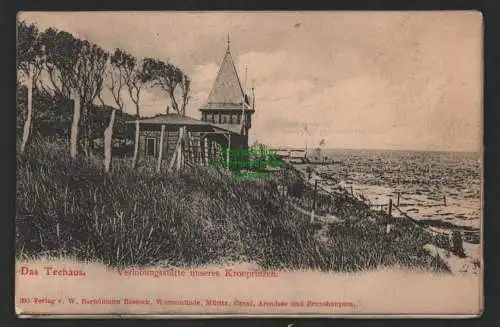 147292 AK Ostseebad Graal Teehausum 1900 Leporello 12 Bilder Verlag Bartelmann