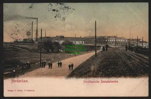 147742 AK Nordenham 1905 Norddeutsche Seekabelwerke