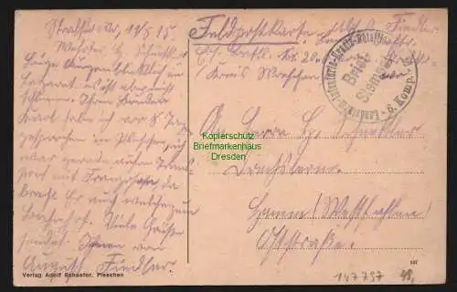 147797 AK Pleszew Pleschen Steckersche Anstalten Altersheim Siechenheim 1915