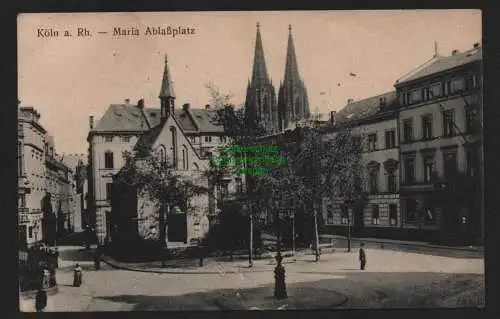 147696 Ansichtskarte Köln a. Rhein Maria Ablaßplatz 1919