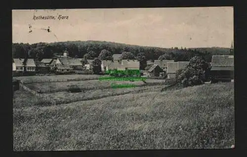 145230 AK Rothesütte Rotesütte Ellrich Panorama 1917 Feldpost Ilfeld