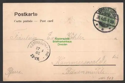 144903 AK Dresdner Heide Ullersdorf bei Dresden 1905