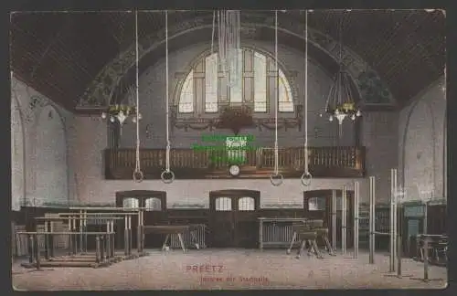 144989 AK Preetz Inneres der Stadthalle um 1920