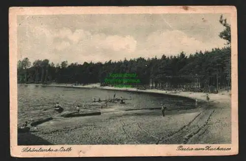 144072 AK Schönlanke a. Ostbahn Trzcianka Zaskersee 1930