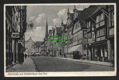 143993 Ansichtskarte Hameln a. d. Weser Rattenfängerstadt 1942 Feldpost Osterstraße Post