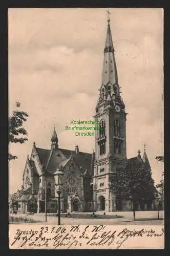 144249 AK Dresden Neustadt Garnisonkirche 1906