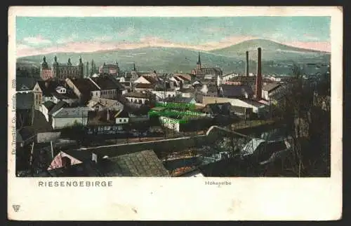 144146 Ansichtskarte Vrchlabi Hohenelbe um 1900 Panorama Riesengebirge