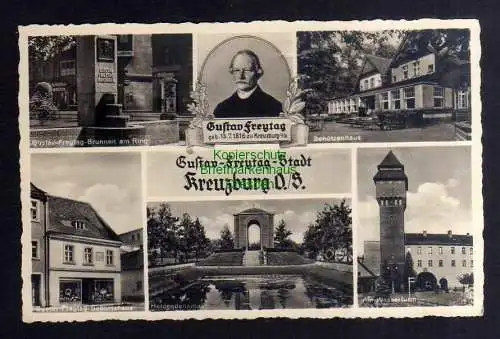 135469 AK Kluczbork Kreuzburg O.S. um 1935 Gustav Freytag Geburtshaus Gasthaus