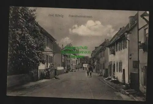 135256 AK Bad König Odenwald 1914 Frankfurterstrasse Gasthaus …. Quelle