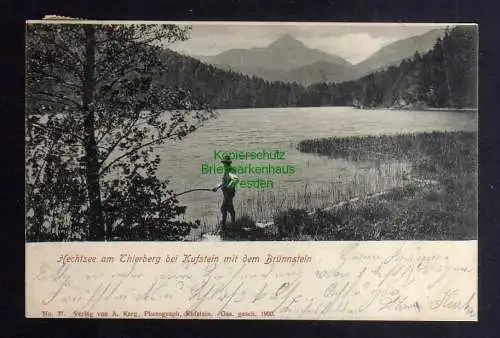 131003 AK Hechtsee am Thierberg bei Kufstein Tirol 1900 Brünnstein