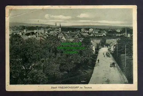 124555 AK Stadt Friedrichsdorf im Taunus 1910 nach Trinidad Port of Spain