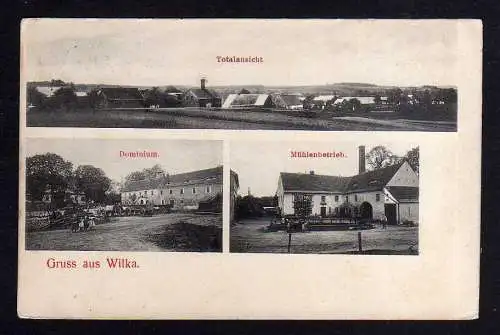 102201 AK Wilka bei Görlitz Zgorzelec Mühle Dominium 1908