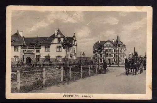 101919 Ansichtskarte Anderten Bahnhof um 1920