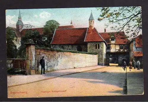 100796 Ansichtskarte Braunschweig 1910 Klostergut Riddagshausen