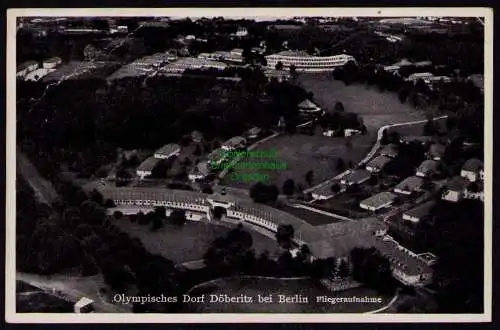 162390 AK Olympisches Dorf Döberitz bei Berlin Fliegeraufnahme 1936