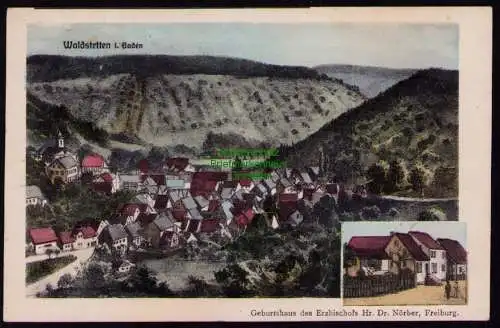 162432 AK Waldstetten i. Baden 1926 Geburtshaus des Erzbischofs Dr Thomas Nörber