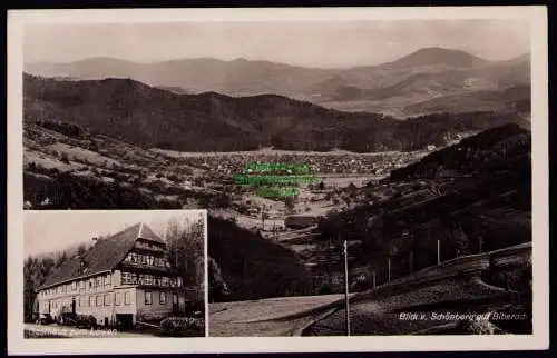 162378 AK Schönbach bei Lahr Baden 1934 Gasthaus z. Löwen Biberach