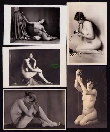 B19230 10x Foto Frau Erotik Pose aus Sammlung Verlag der Schönheit Dresden um