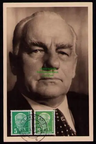 B19267 DDR 2x 322 Maximumkarte Staatspräsident Wilhelm Pieck