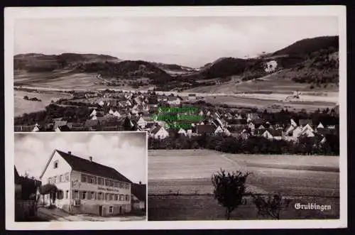 162444 AK Gruibingen Gasthaus und Bäckerei zur Krone Fotokarte 1942