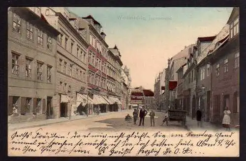 84299 AK Weissenfels Weißenfels 1904 Jüdenstrasse