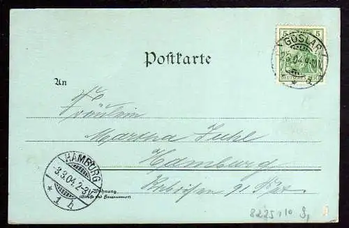 82251 AK Goslar 1904 Mondscheinkarte