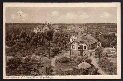 70715 AK Friedensau b. Burg Bez. Magdeburg 1921