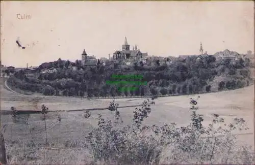 156328 Ansichtskarte Culm Chelmno Reinau Kr. Culm 1918 Panorama