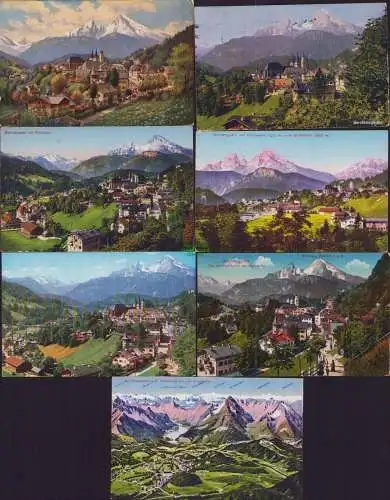 153161 7 Ansichtskarte Berchtesgaden Watzmann Hochkalter 1928 Panorama 1912 1938